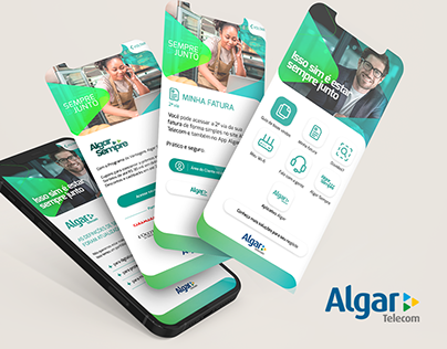 Landing Page Algar Telecom - B2C e B2B