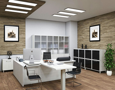Image with High-Quality and Modern Office Furniture