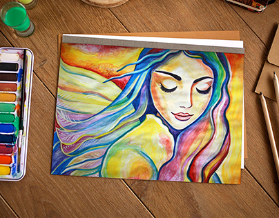 Girl Watercolor
