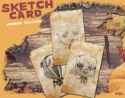 SketchCard | Horror Villains | Vol O2