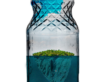 Island in a bottle