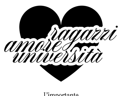 "Ragazzi Amore Università"