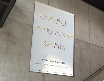 Typographic poster- Charles and Ray Eames