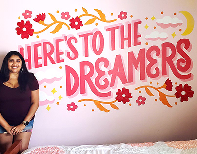 Here's to the Dreamers Mural