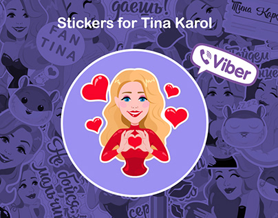 Stickers for Tina Karol