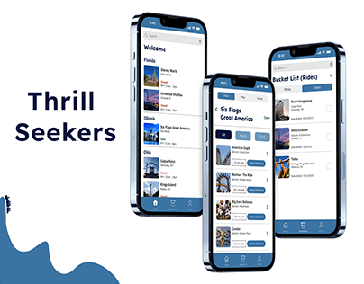 Thrill Seekers - Theme Park App