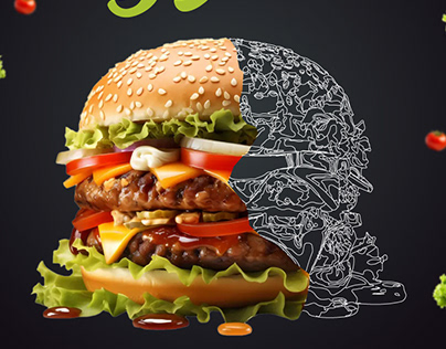 Burger- Social Media Post Design