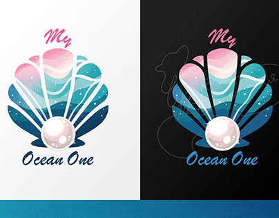 Ocean shell logo