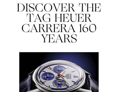 Tag Heuer site redesign