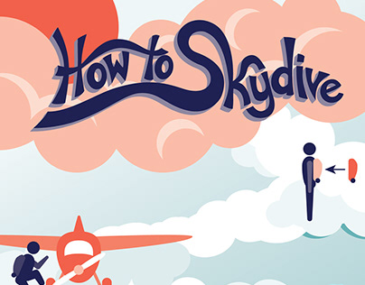 How to Skydive Infographic