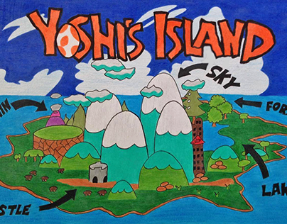 Yoshi's Island - Illustration