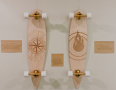 Laser-Etched Duality Skateboards