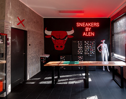 Realizacja projektu - lokal Sneakers by Alen
