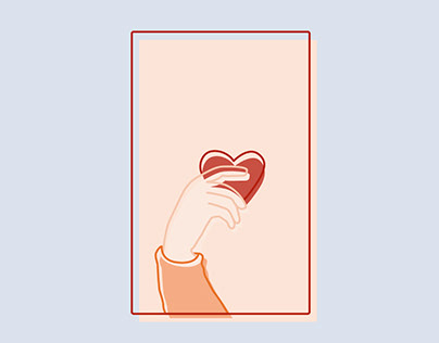 Illustration - "Coeur sur la main"