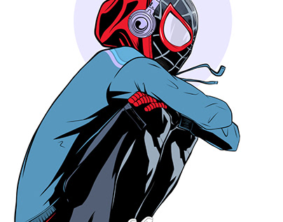 Miles Morales, Spiderman, comics, illustration