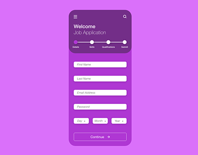 Daily UI Challenge | 082 | Forms