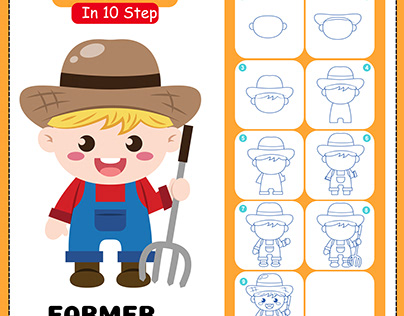 A Step-by-Step Guide on How to Draw a Farmer