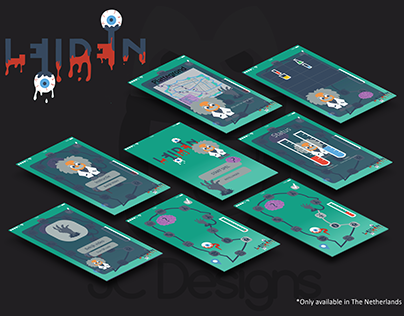 Discover Leiden game app design - School assignment