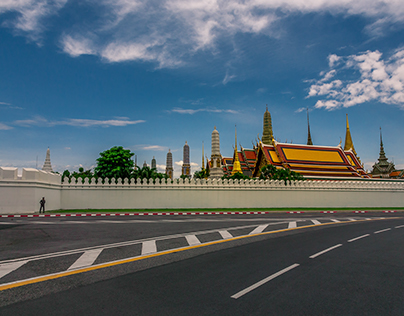 The Grand Palace Bangkok Thailand.