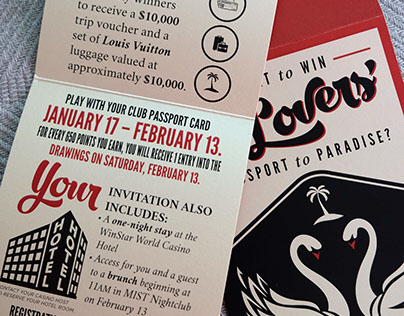 Typography & Layout - Invitation (WinStar Casino)