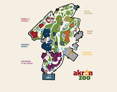 Akron Zoo Wayfinding