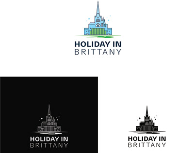 Holiday In Brittany Logo design