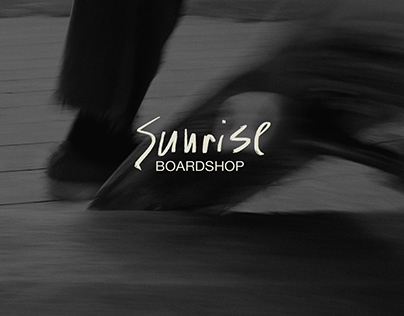 Sunrise boardshop brand identity
