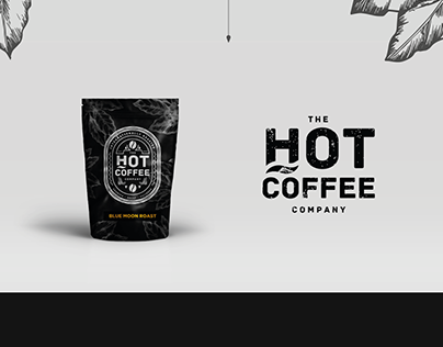 Hot Coffee Company Logo & Packaging Design