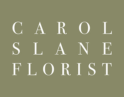 Brand Identity: Carol Slane Florist