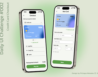 Project thumbnail - Daily UI Challenge #002 | Credit Card Checkout
