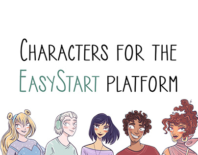 Characters for the EasyStart platform