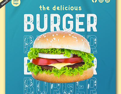 Delicious Burger Feed Concept