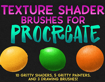Procreate Texture Shader Brush Set!
