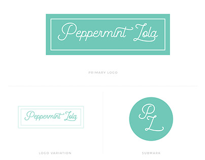 Peppermint Lola Logo Design