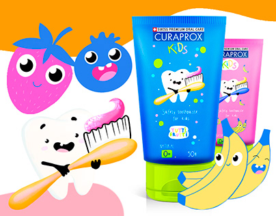 CURAPROX. Toothpaste PACKAGING DESIGN FOR CHILDREN