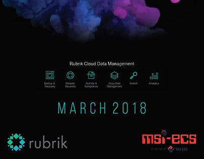 Teaser Layout: Rubrik Cloud Data Management for MSI-ECS