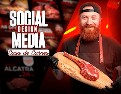 Design Social Media - Casa de carnes
