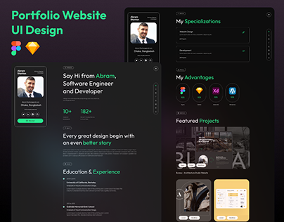 Portfolio Website || UI/UX || Web Design