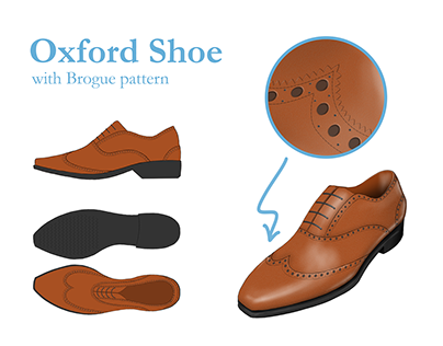 Oxford shoe design