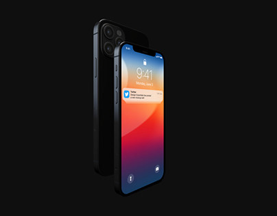 Free iPhone 12 Pro PSD Mockup Template