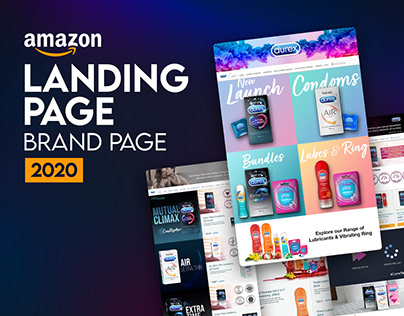 Amazon Brandstore 2020 for Durex | Website Design