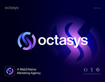 Octasys Logo Design (web3 marketing agency)