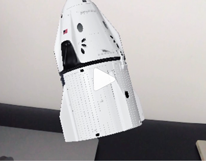 SpaceX Dragon . Design AR . ARKit