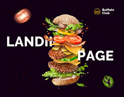 Лендинг для бургерной | Landing Page Burger Delivery