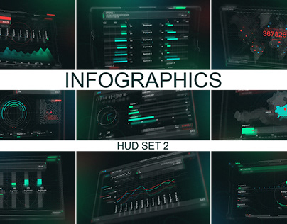infographics HUD set 2