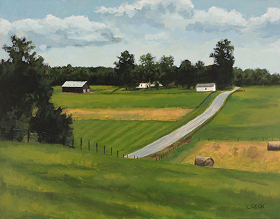 Country Road Original Painting