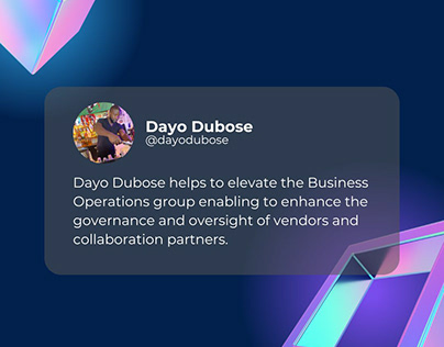 Dayo Dubose - Vendor Management