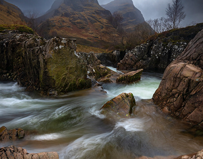 Scotland, landscape, Glencoe, longexposure,