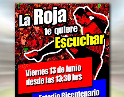 Afiche "La Roja"