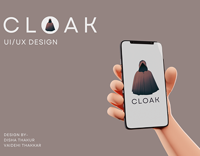 Project thumbnail - CLOAK App Design